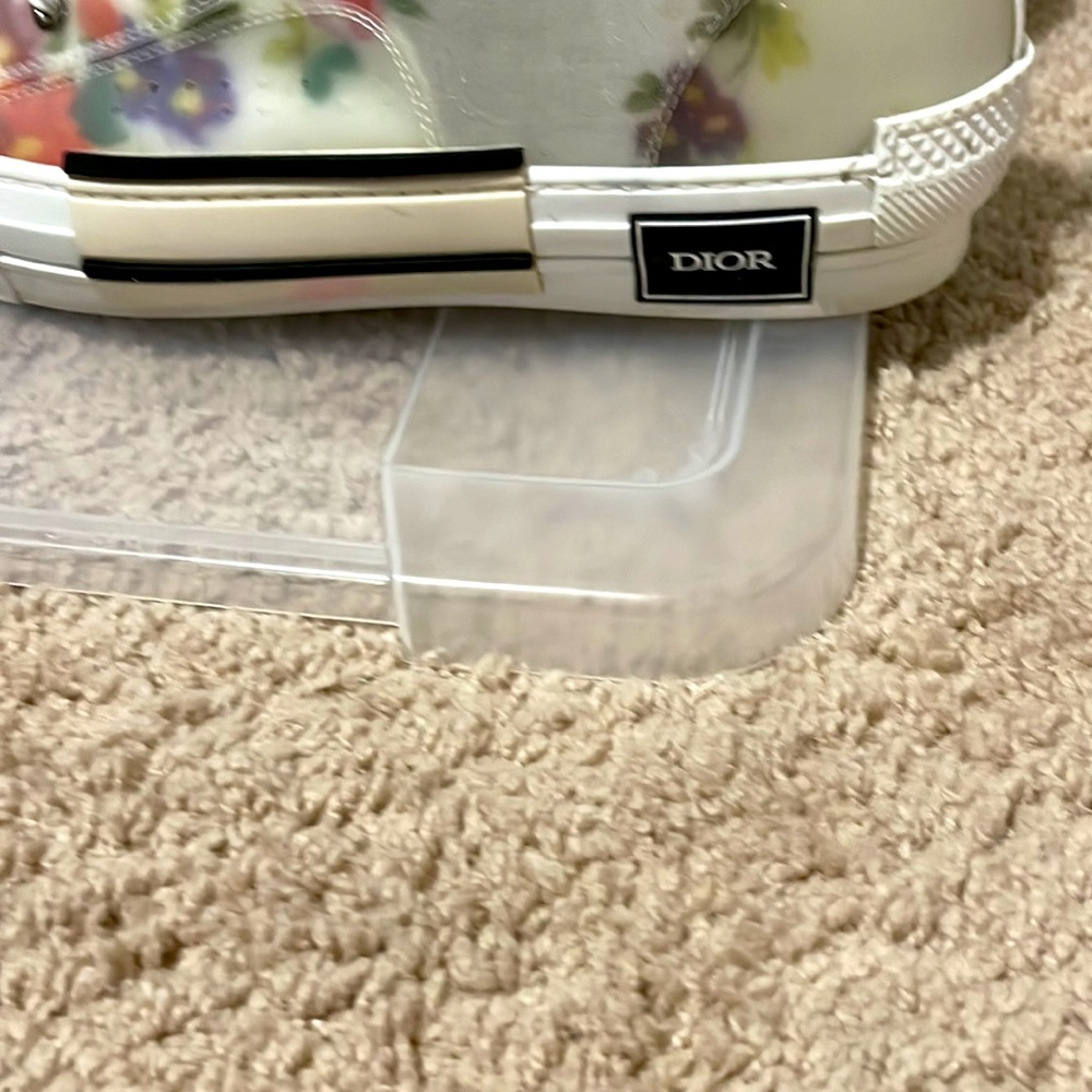 💯 Authentic Dior B23 High “Flowers” 👟 Mens - Picture 5 of 9